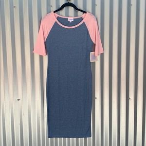 NWT Lularoe Julia 2 Tone Dress XXS